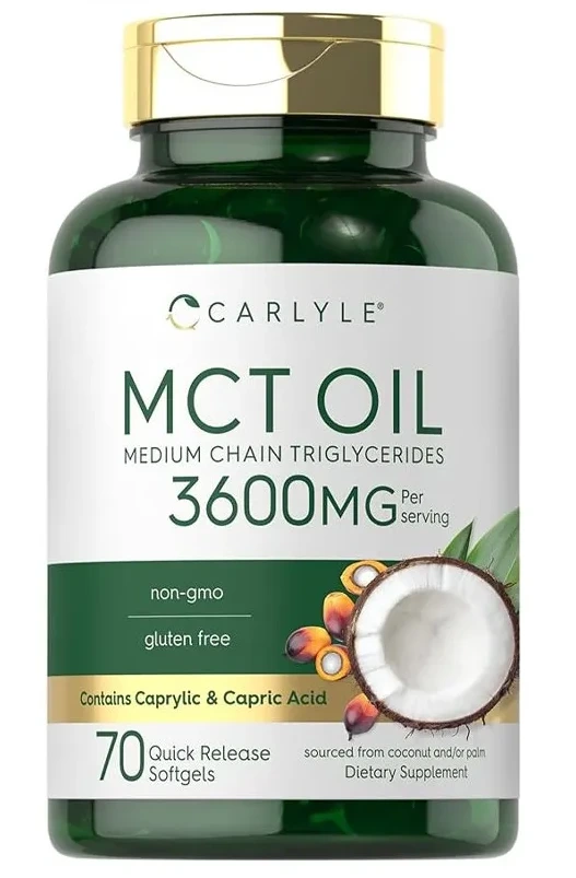 MCT Oil 3600mg - 70 Softgels MCT Oil 3600mg - 70 Softgels